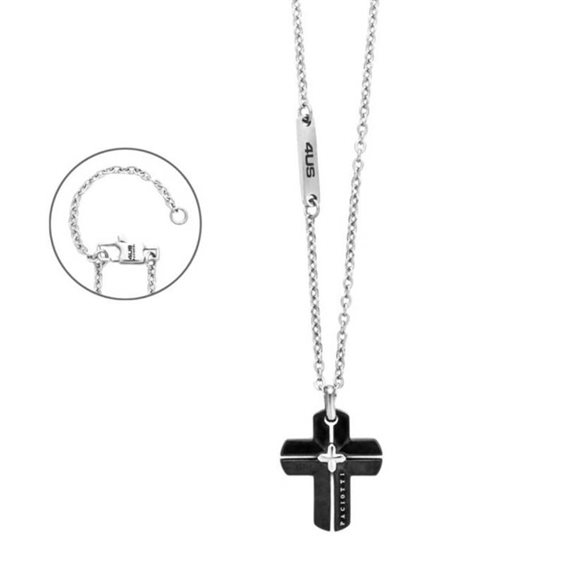 Collana 4US: Cesare Paciotti Uomo in Acciaio 4UCL8428 - 4UCL8428